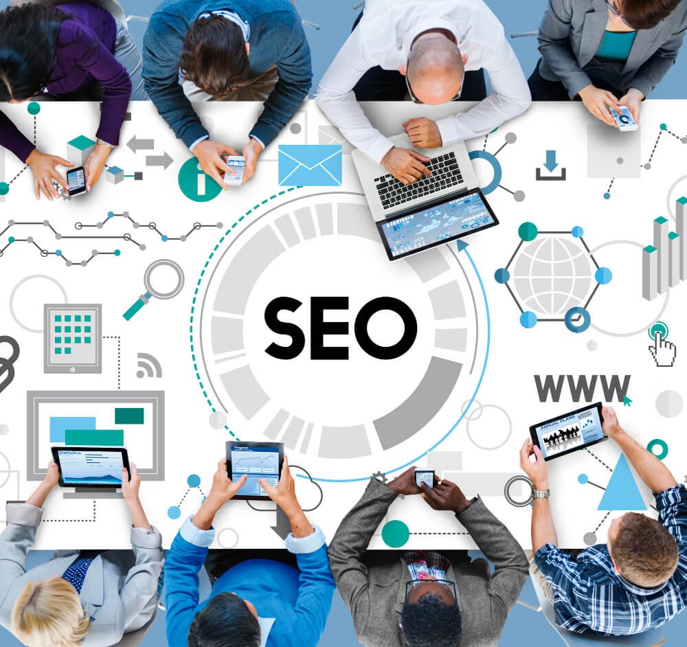 Full SEO and technical site audit data on screen