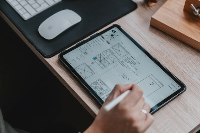 Team mapping out a WordPress sitemap and build plan