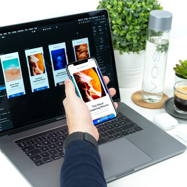 Responsive website design across desktop, tablet, and mobile