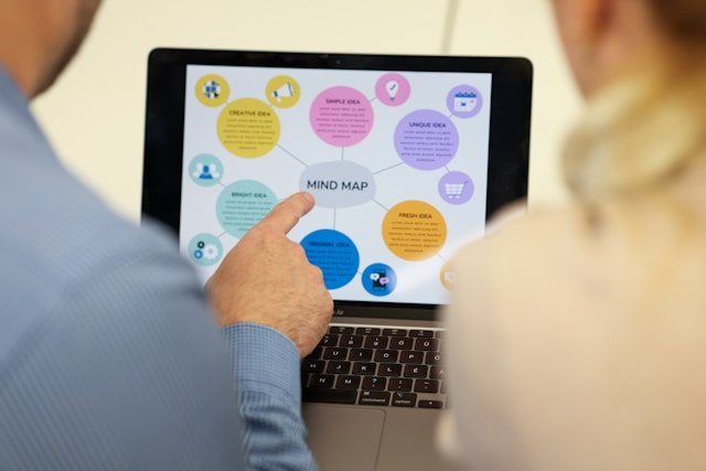 Dedicated design strategist on a call with a client