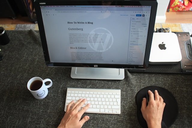 Team building a page in Elementor and Gutenberg