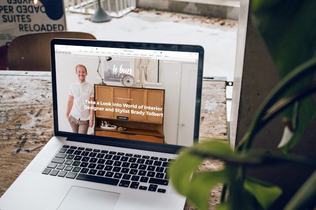 High-converting landing page design mockup