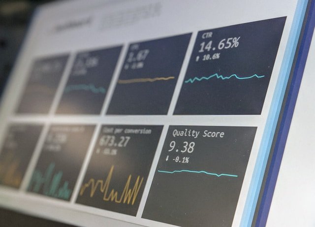 Live AI citation performance dashboard on a laptop screen