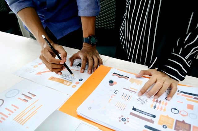 Full account audit and spend gap analysis data on screen