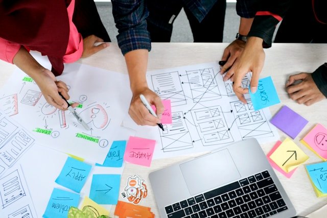 Full website audit and UX gap analysis data on screen