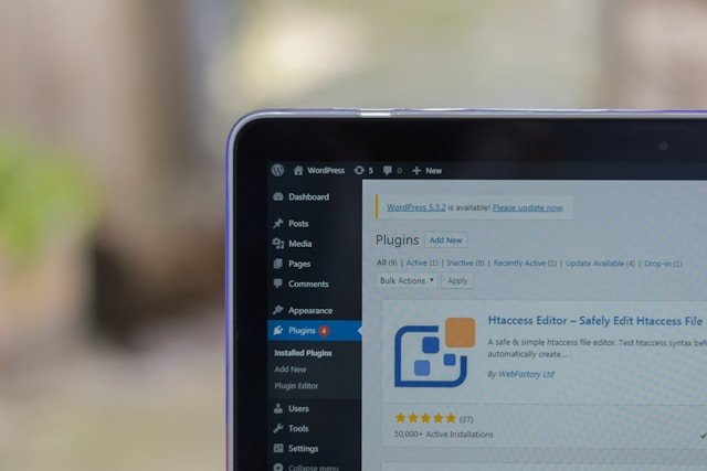 Developers reviewing a custom WordPress site build together